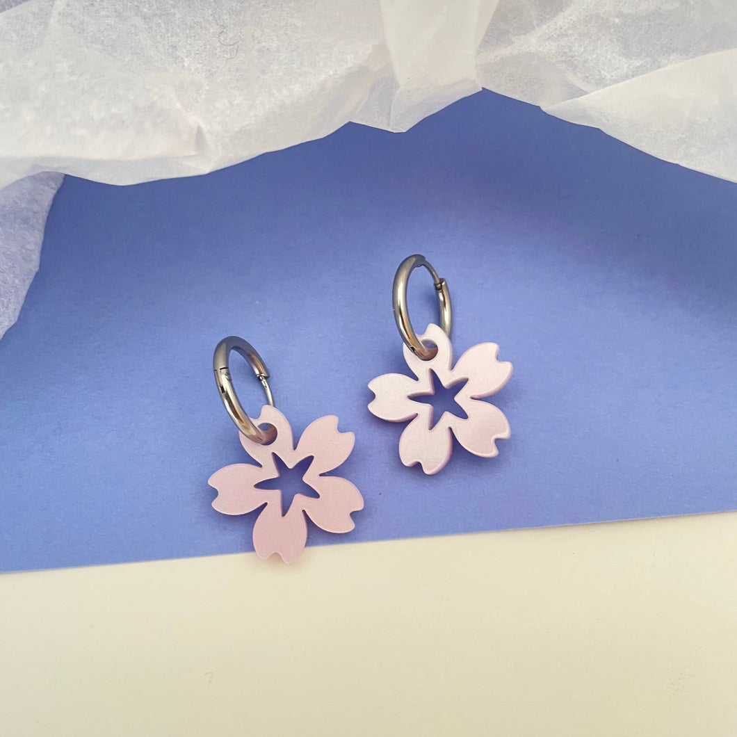 Sakura Hoops (stainless steel hoop color)