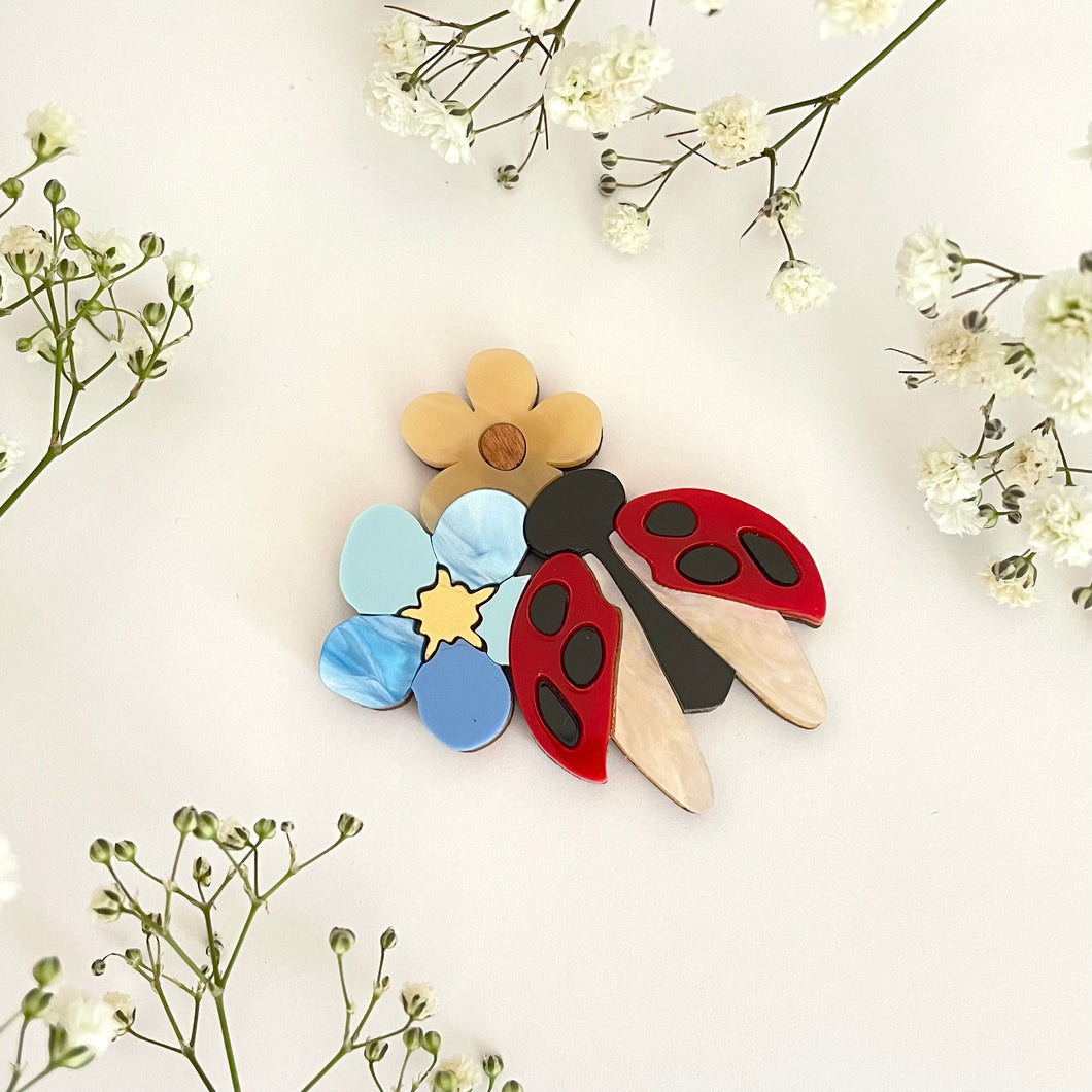 Ladybug Brooch